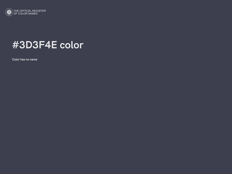 #3D3F4E color image