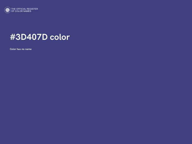#3D407D color image