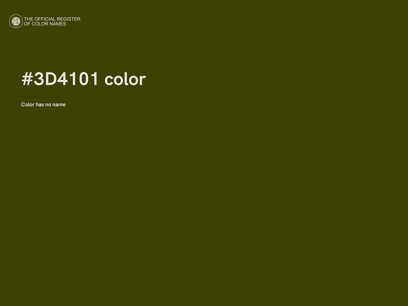#3D4101 color image