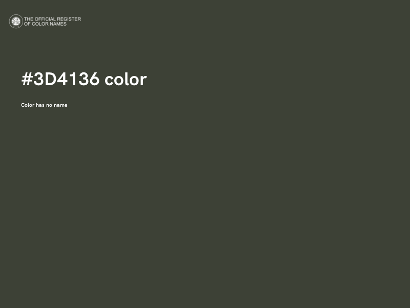 #3D4136 color image