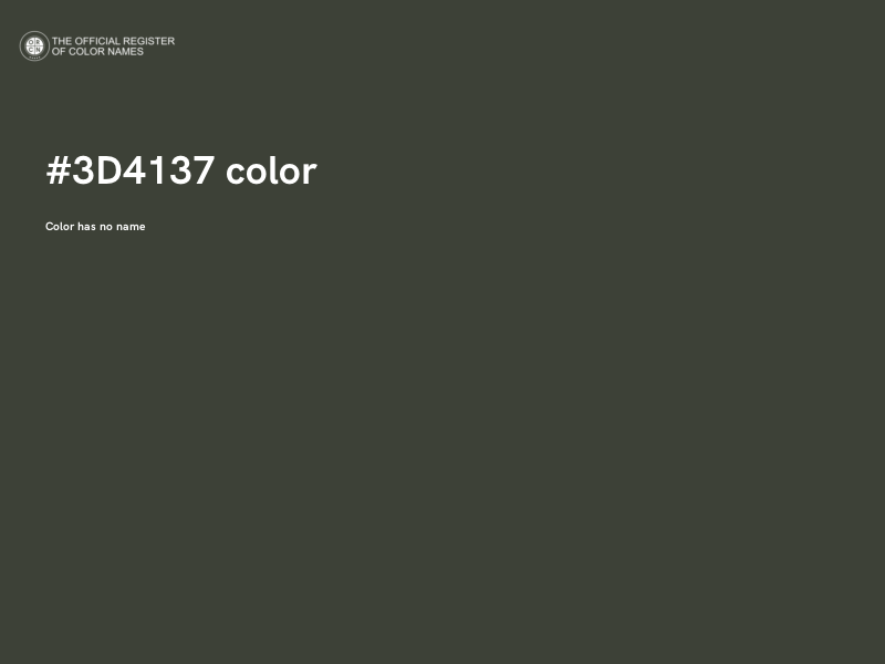 #3D4137 color image