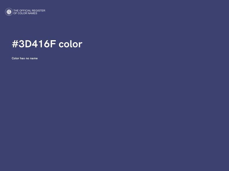 #3D416F color image