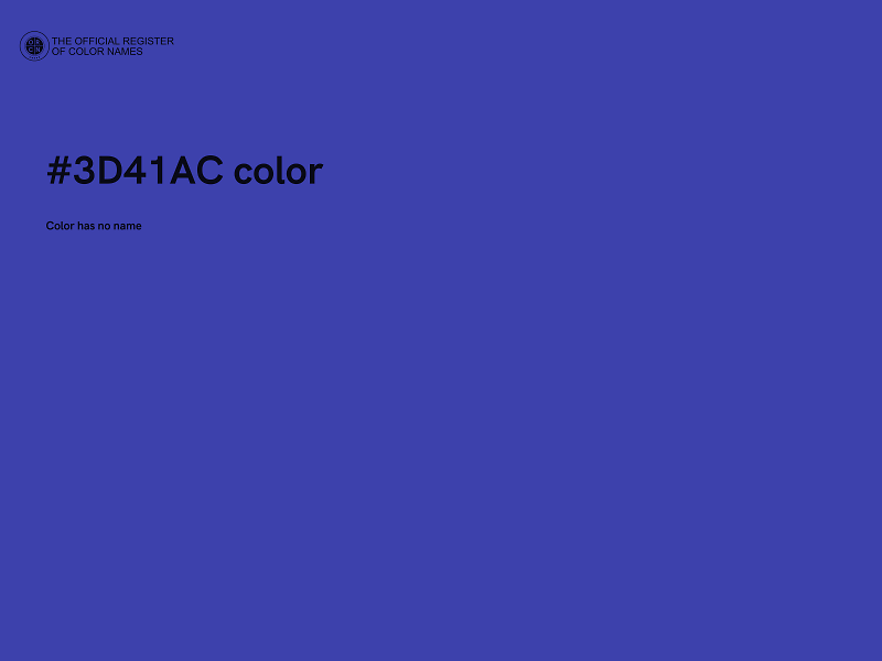 #3D41AC color image