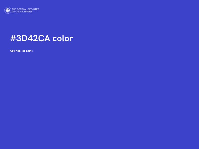 #3D42CA color image