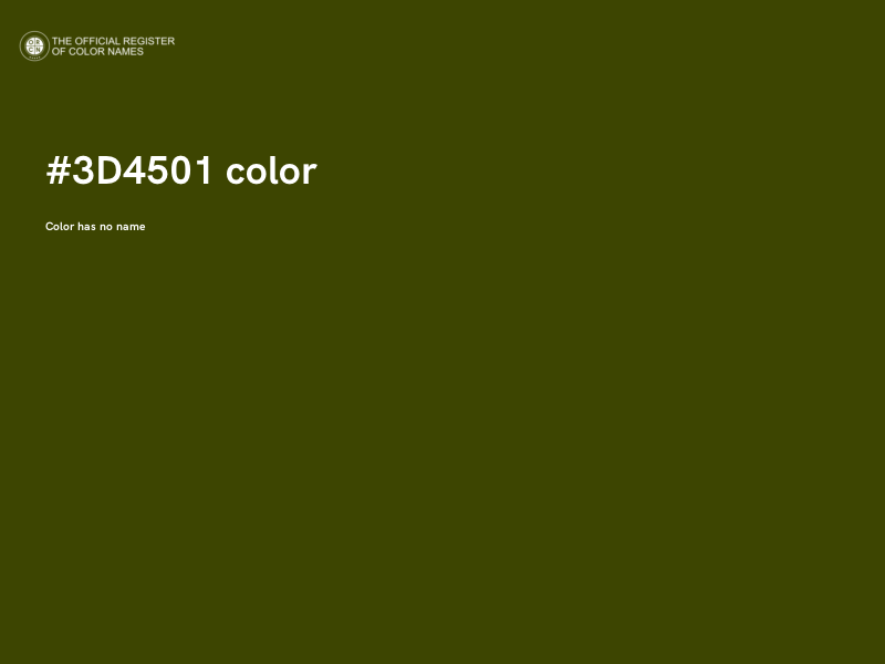 #3D4501 color image