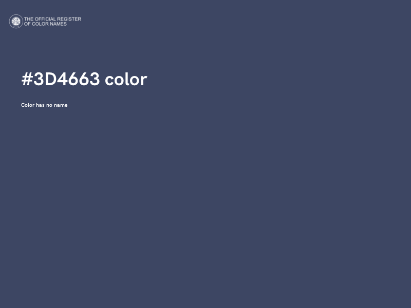 #3D4663 color image