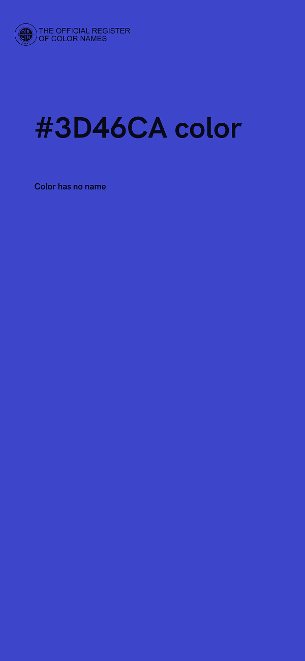 #3D46CA color image