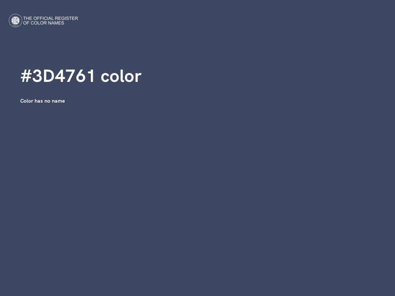 #3D4761 color image