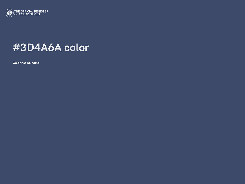 #3D4A6A color image