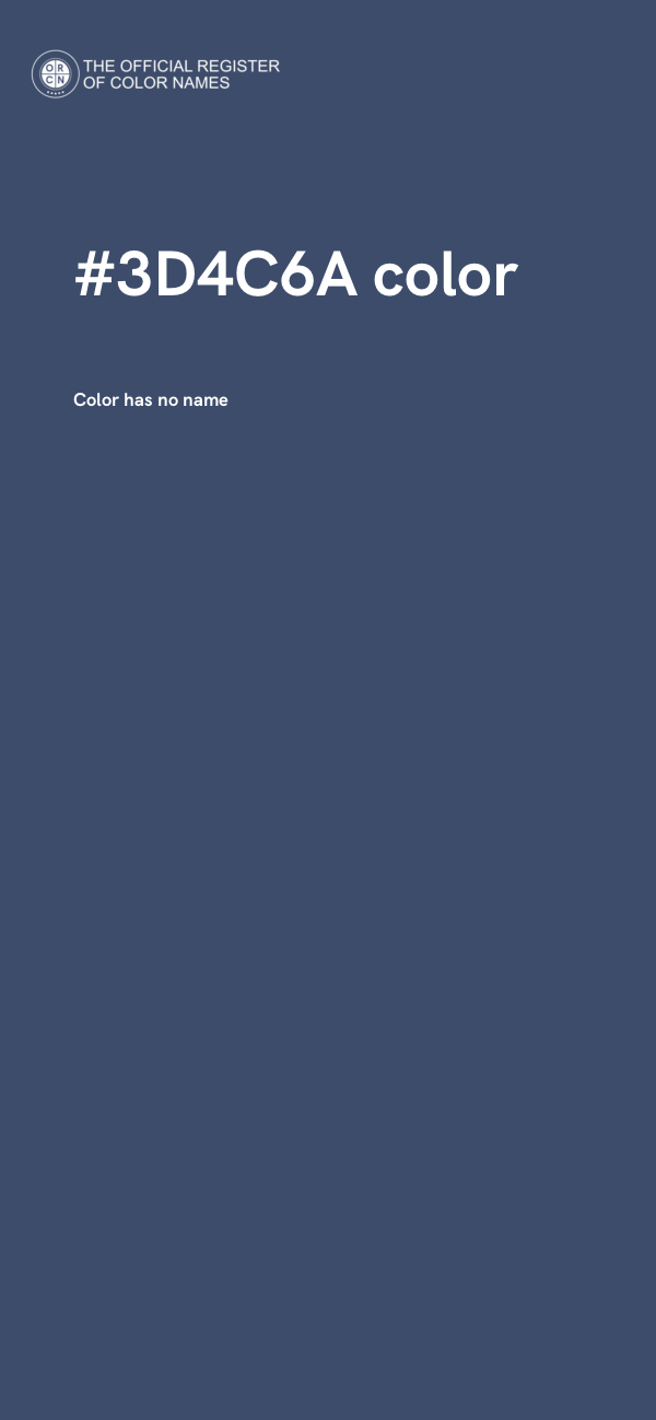 #3D4C6A color image