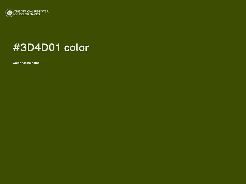 #3D4D01 color image