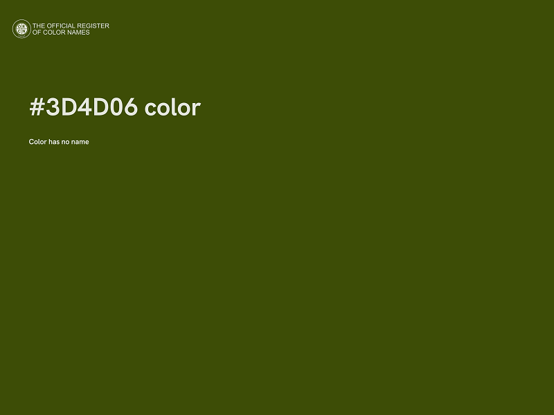 #3D4D06 color image