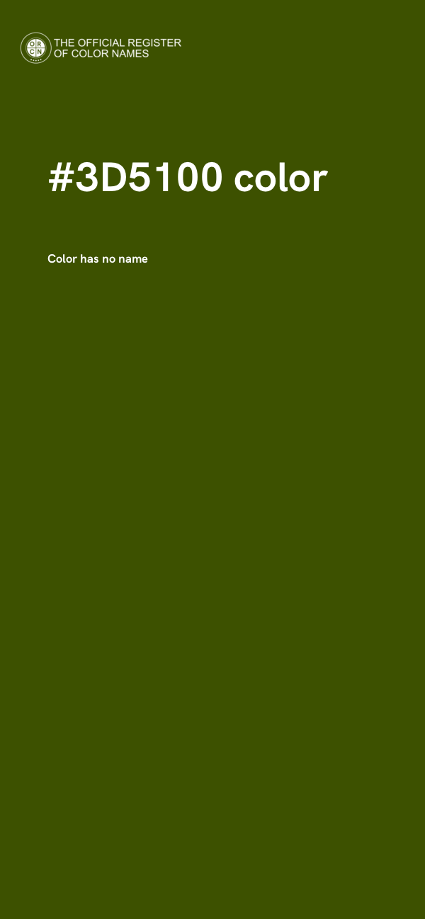 #3D5100 color image