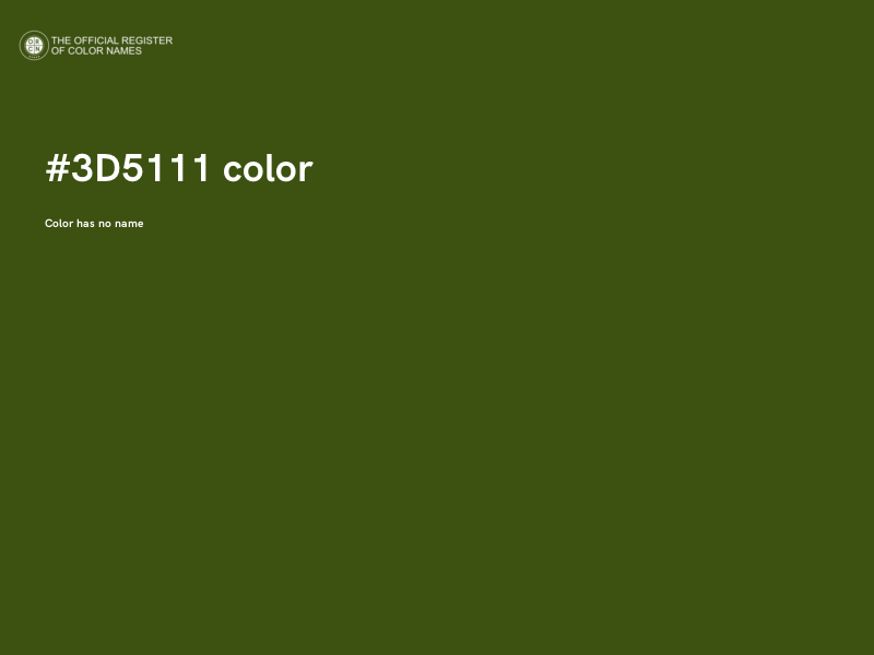#3D5111 color image