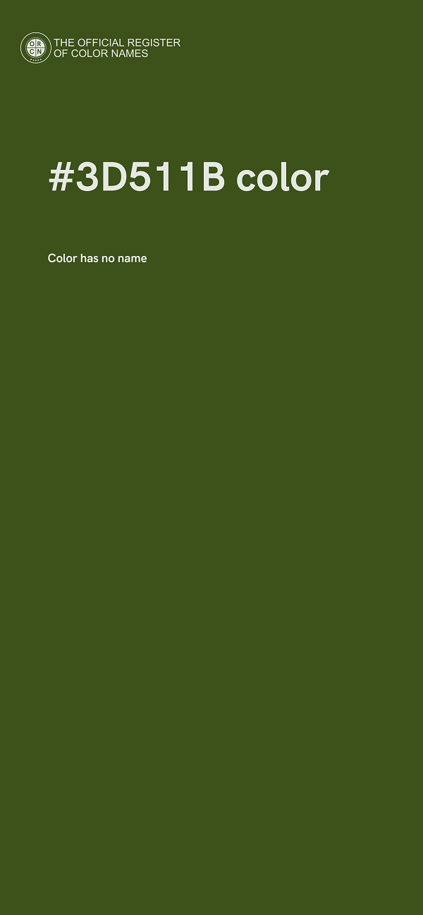#3D511B color image