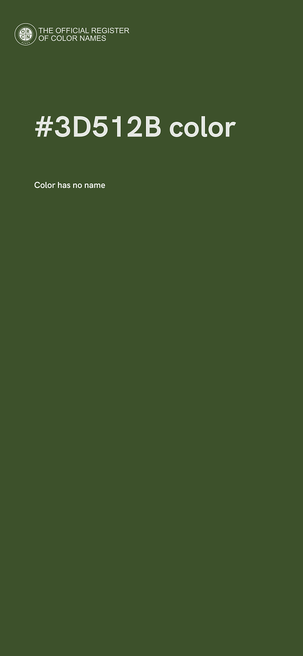 #3D512B color image