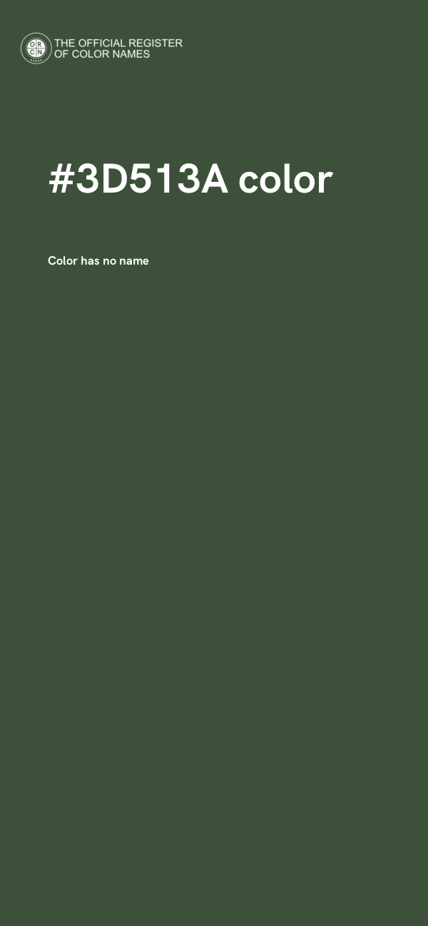 #3D513A color image