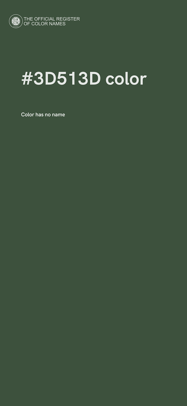 #3D513D color image