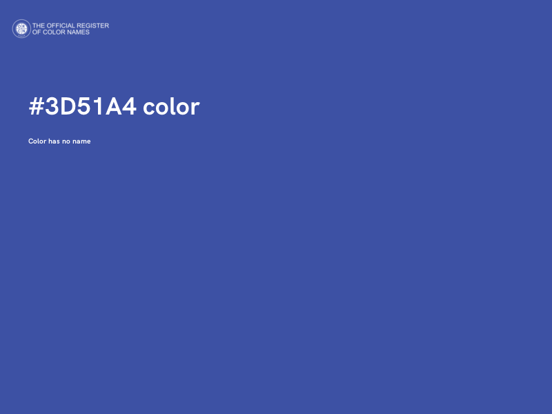 #3D51A4 color image