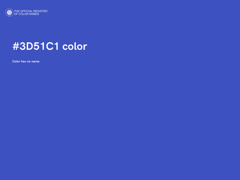 #3D51C1 color image