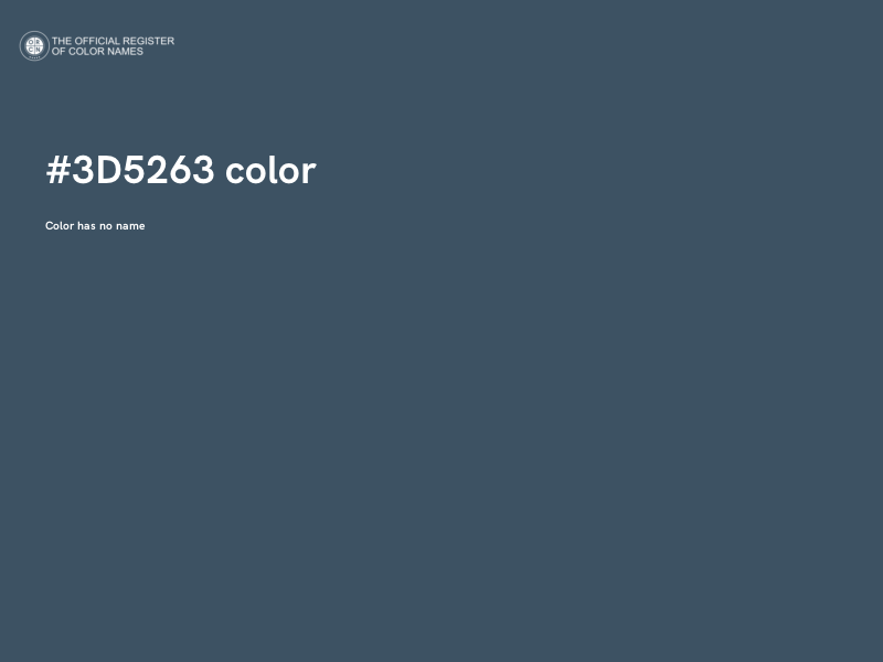 #3D5263 color image