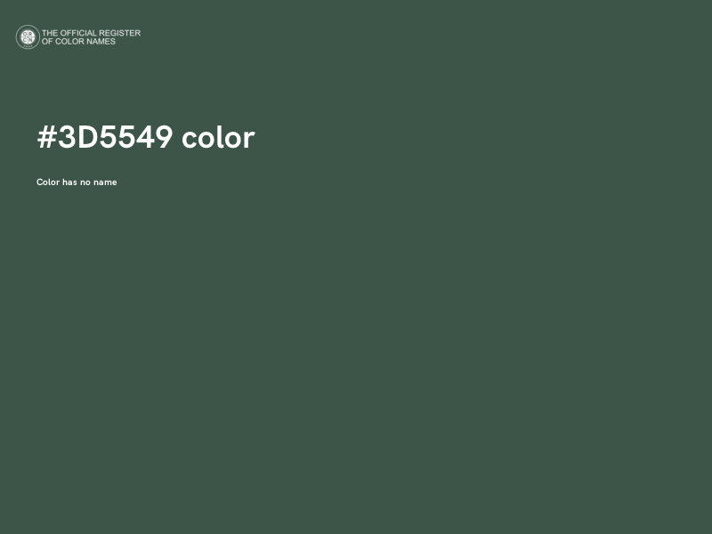 #3D5549 color image