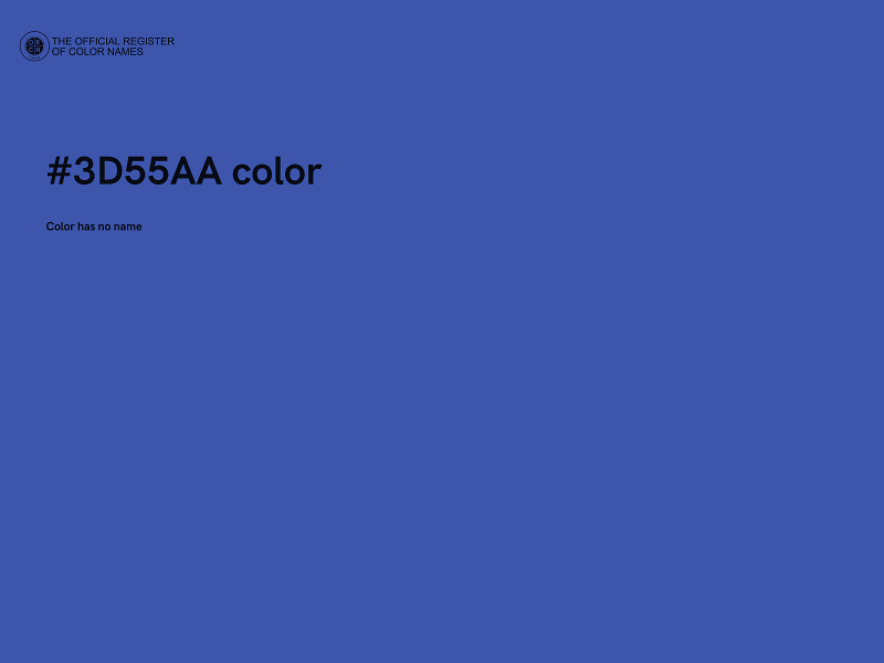 #3D55AA color image