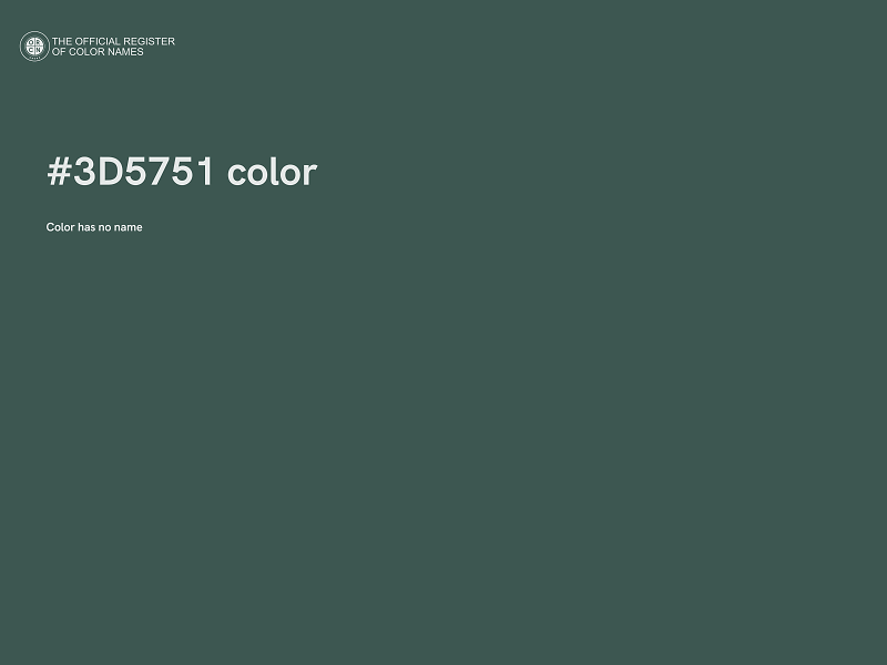 #3D5751 color image