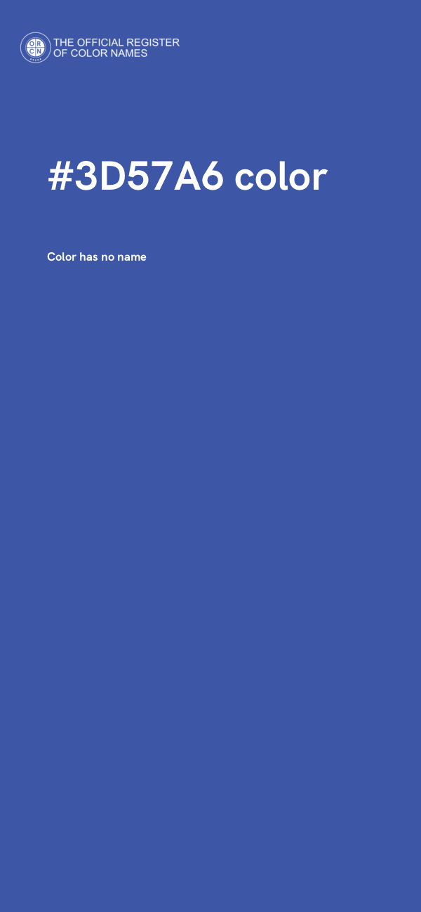 #3D57A6 color image