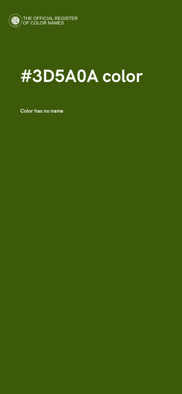 #3D5A0A color image
