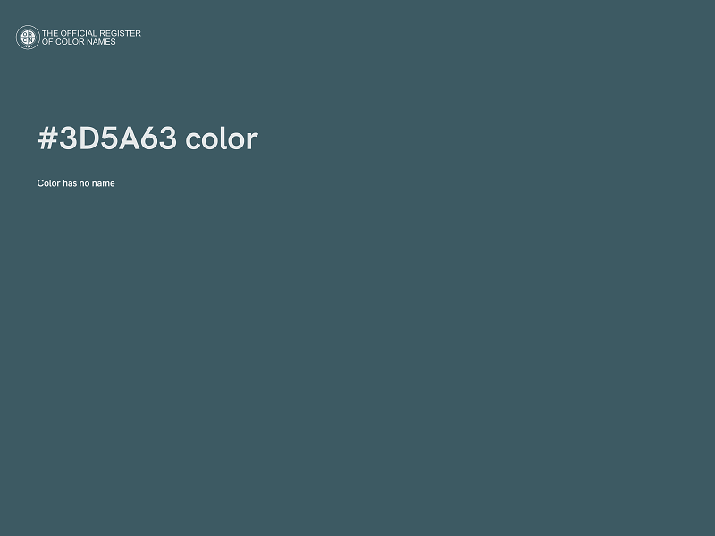 #3D5A63 color image