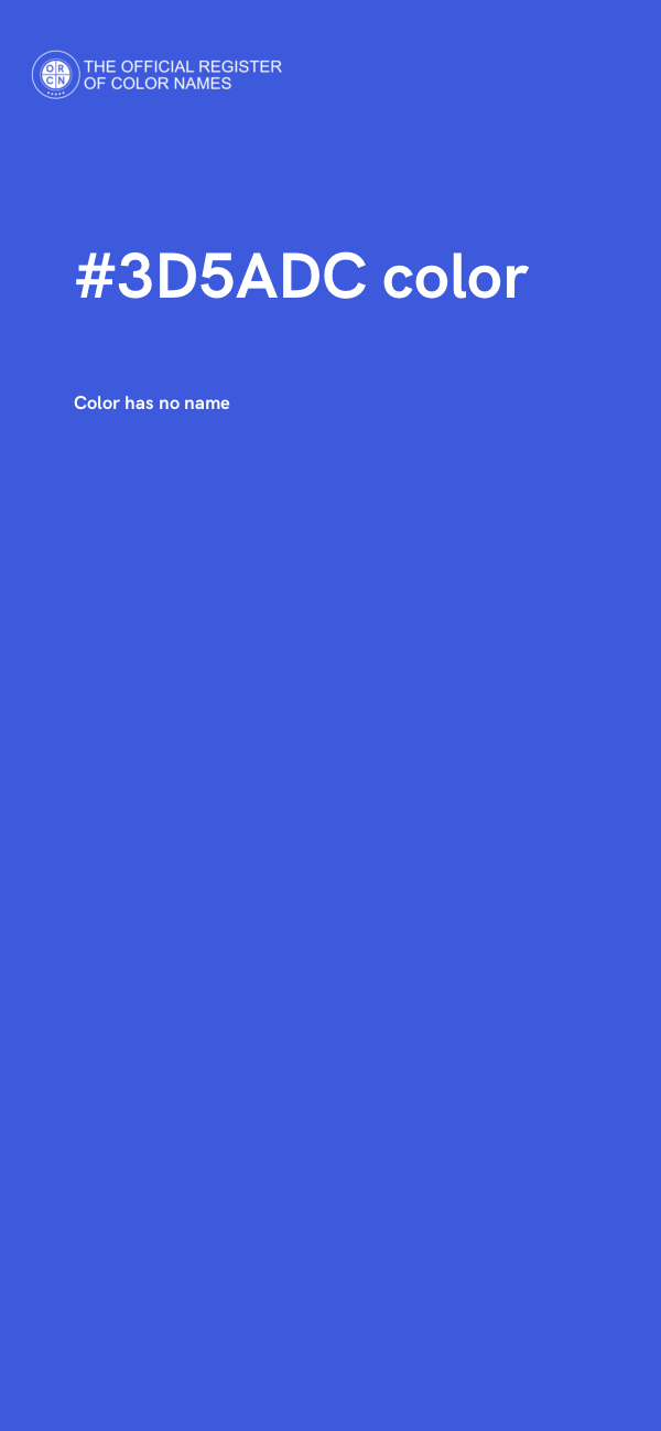 #3D5ADC color image