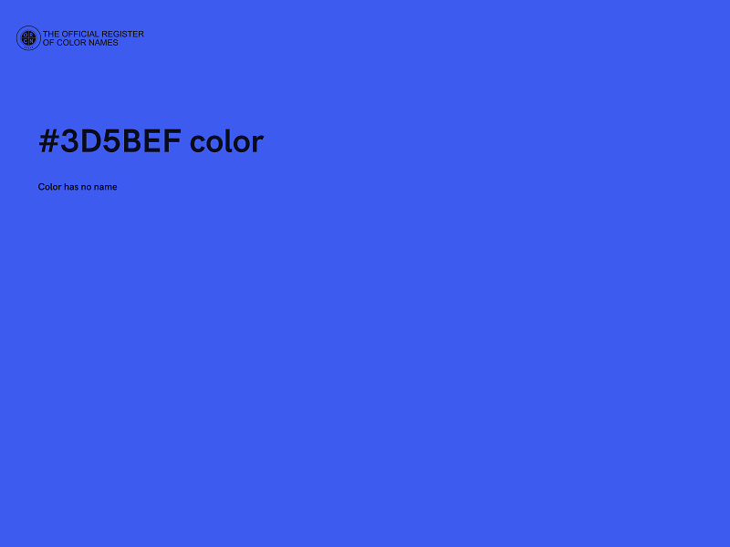 #3D5BEF color image