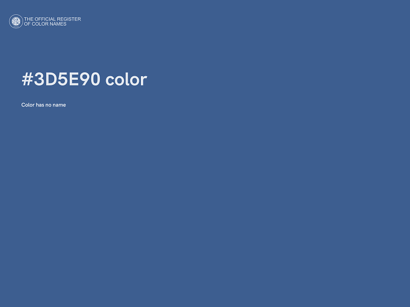#3D5E90 color image