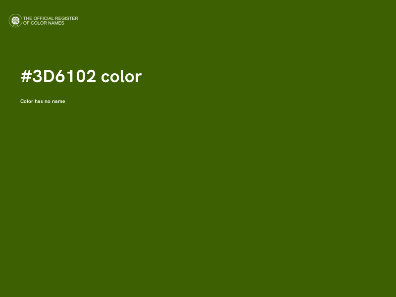 #3D6102 color image