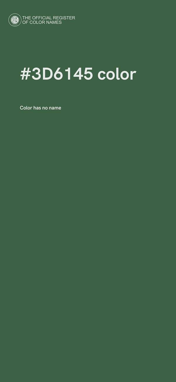 #3D6145 color image