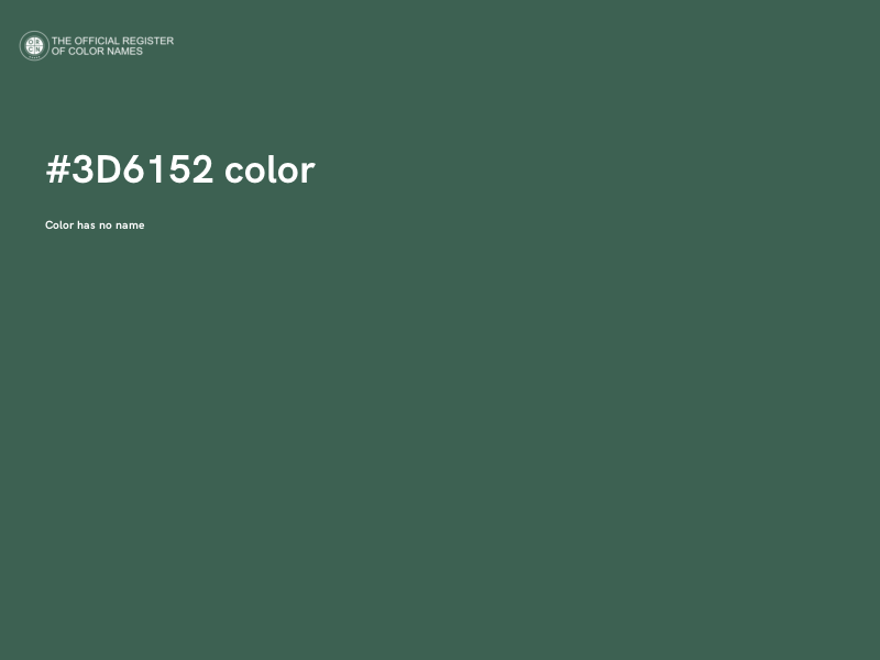 #3D6152 color image