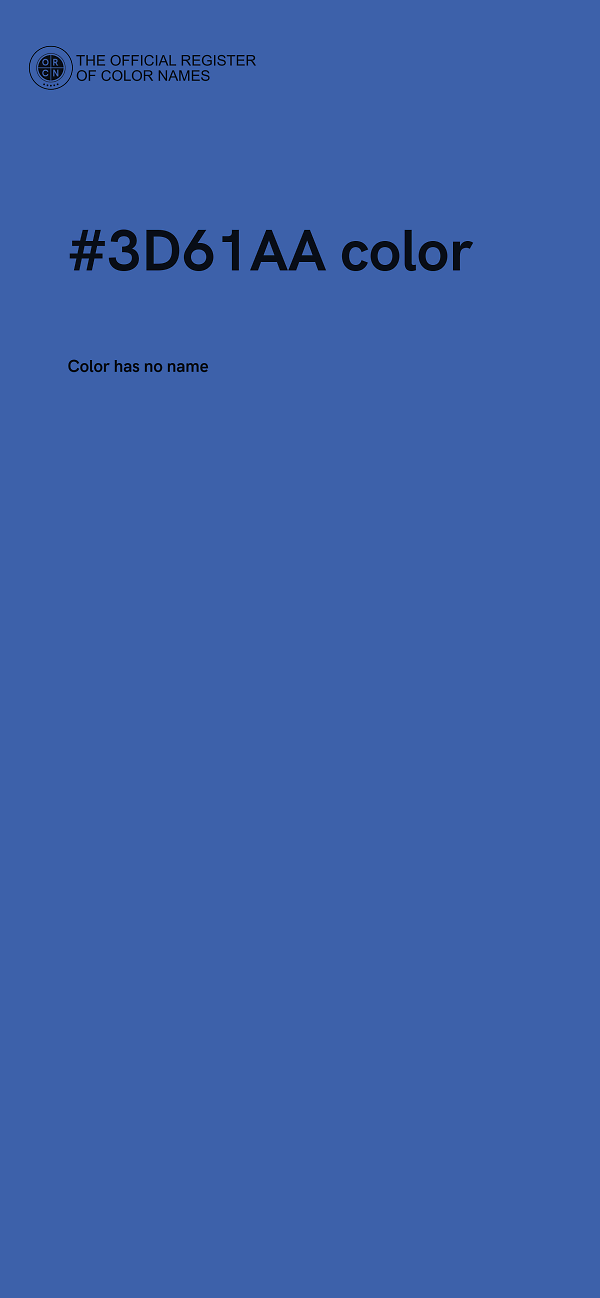 #3D61AA color image