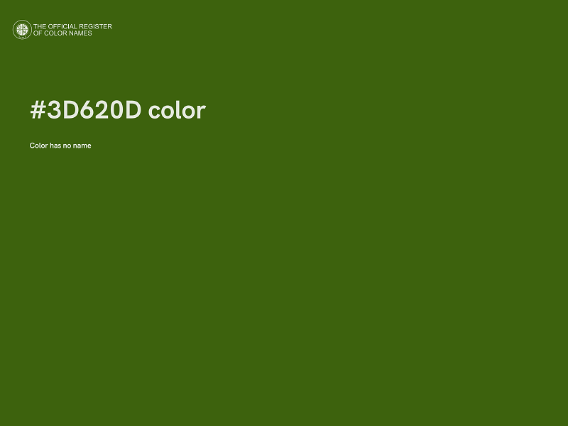 #3D620D color image