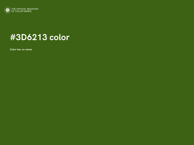 #3D6213 color image