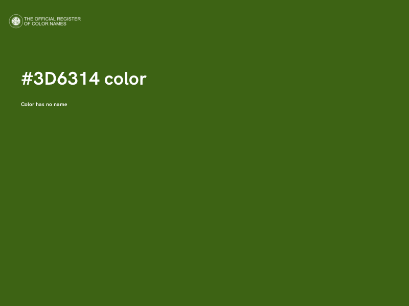 #3D6314 color image