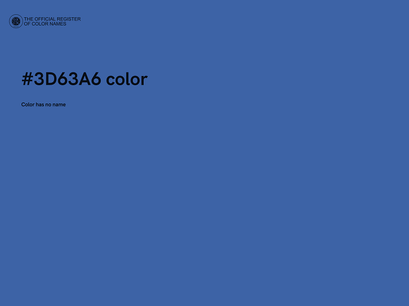 #3D63A6 color image