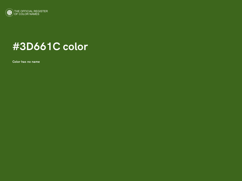 #3D661C color image