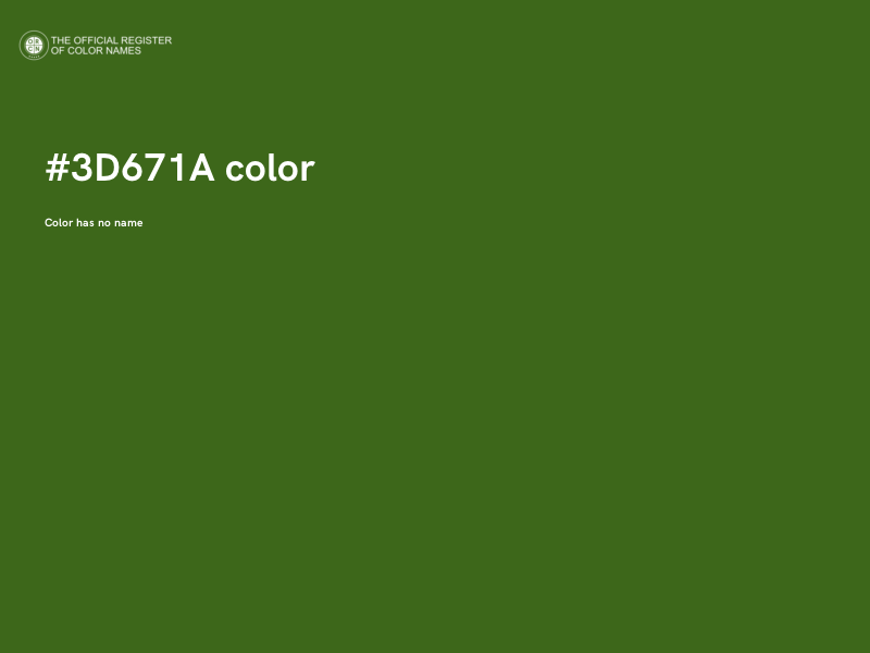 #3D671A color image