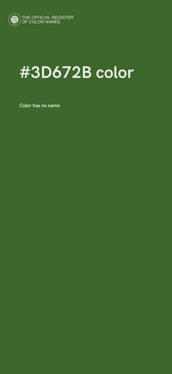 #3D672B color image