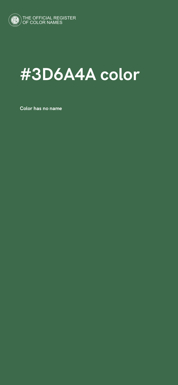#3D6A4A color image