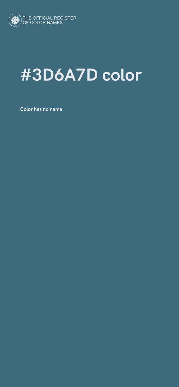 #3D6A7D color image