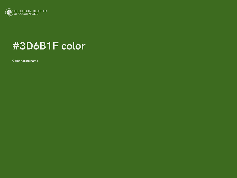 #3D6B1F color image