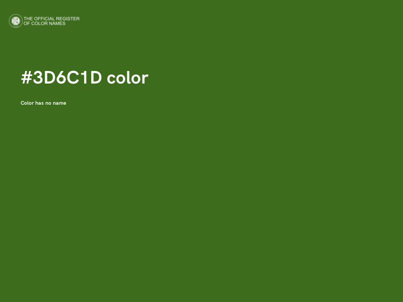 #3D6C1D color image