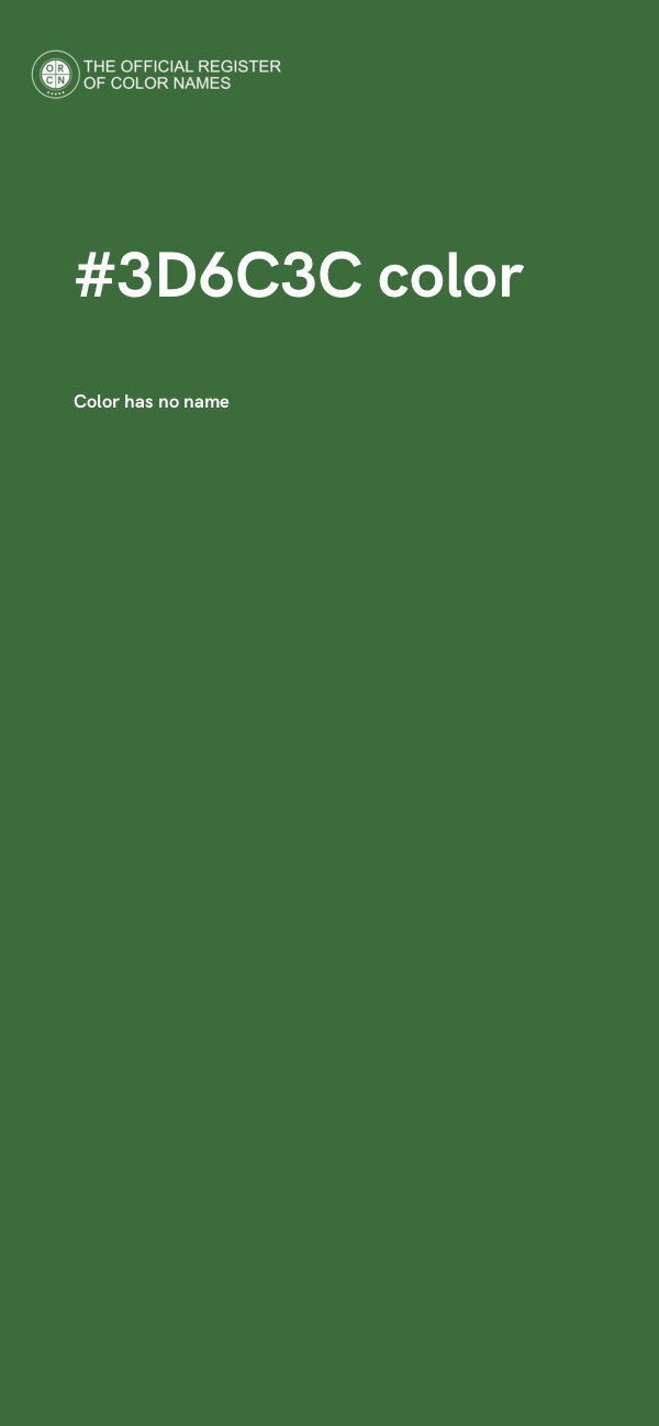 #3D6C3C color image